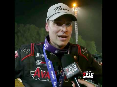 🏁 Kyle Cummins reacts after dominant win at Lincoln Park during #USAC Indiana Sprint Week. 🏆 - dirt track racing video image