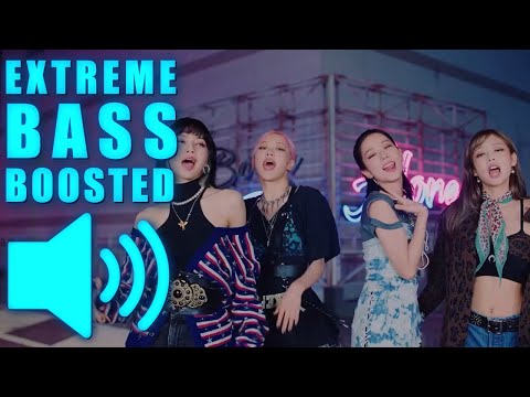 BLACKPINK - You Never Know (BASS BOOSTED EXTREME)👑🔊👑