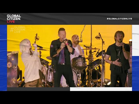 Coldplay – Fix You (Live with Billie Eilish and FINNEAS in New York City) | Global Citizen Live