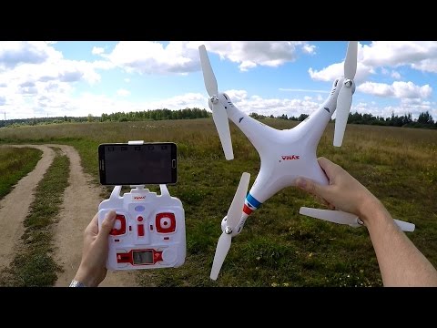 FPV квадрокоптер Syma X8W с передачей видео на смартфон - UCvsV75oPdrYFH7fj-6Mk2wg