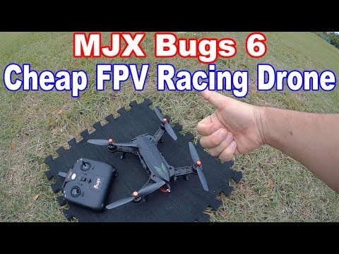 MJX Bugs 6 Flight Test Review  - Best Cheap FPV Racing Drone 2017 to 2018 - UCN5LTJs16_1DaoQ0P5U-Jdw