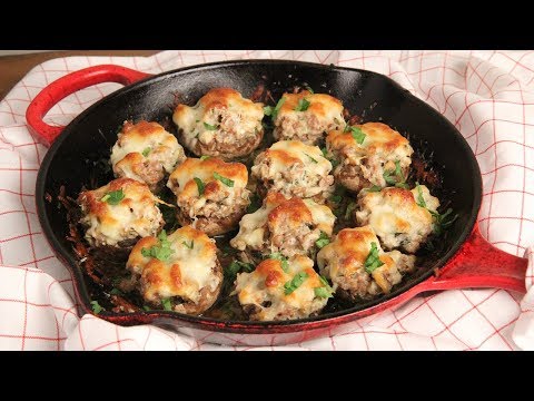 Super Creamy Stuffed Mushrooms (Low Carb) Episode 1240 - UCNbngWUqL2eqRw12yAwcICg