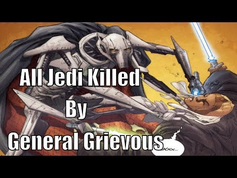 All Jedi Killed By General Grievous - UC6X0WHKm7Po3FlBepIEg5og
