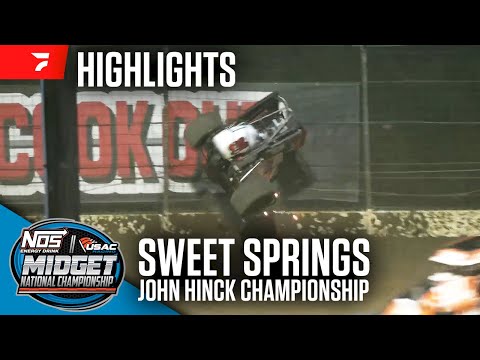 𝑯𝑰𝑮𝑯𝑳𝑰𝑮𝑯𝑻𝑺: USAC NOS Energy Drink National Midgets | Sweet Springs Motorsports Comp. | May 19, 2024 - dirt track racing video image