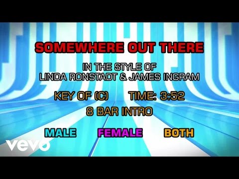 Linda Ronstadt, James Ingram - Somewhere Out There (Karaoke) - UCQHthJbbEt6osR39NsST13g