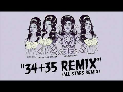 Ariana Grande - 34+35 (The 'All Stars' Remix) feat. Nicki Minaj, Doja Cat and Megan Thee Stallion