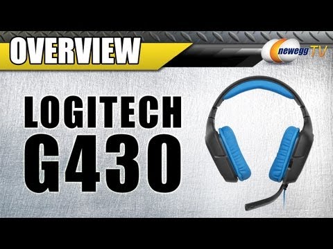 Logitech G430 USB Connector Circumaural Surround Sound Gaming Headset Overview - Newegg TV - UCJ1rSlahM7TYWGxEscL0g7Q