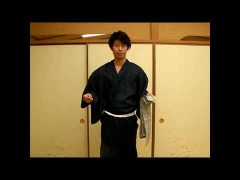 How to wear men yukata / Kanda musubi - UCn567lCw-QvZ0LaQeEXkZEg