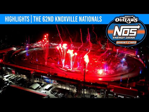 World of Outlaws NOS Energy Drink Sprint Cars | Knoxville Raceway | August 12, 2023 | HIGHLIGHTS - dirt track racing video image