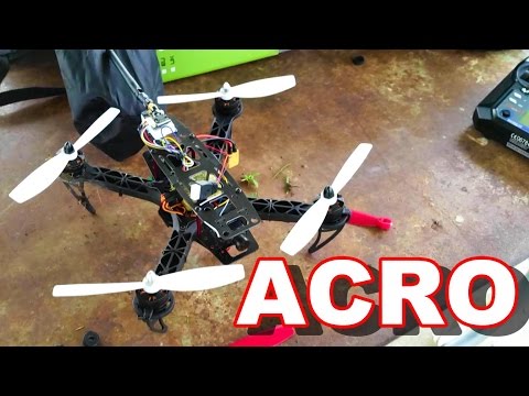 HobbyKing Black Widow 260 Racer Drone ACRO Mode First Flight - TheRcSaylors - UCYWhRC3xtD_acDIZdr53huA