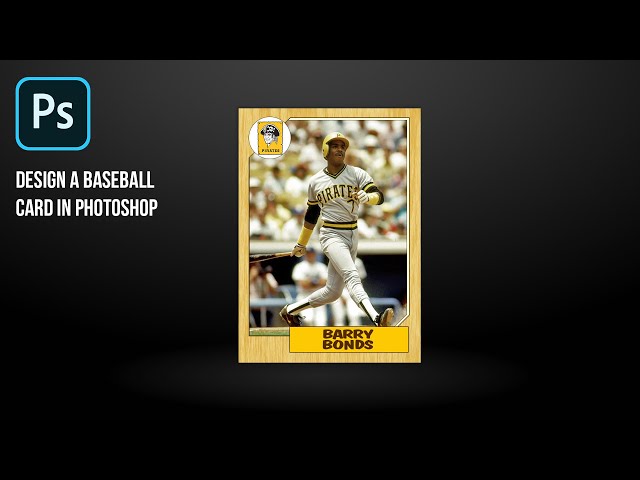 How to Create a Baseball Card Template in Photoshop