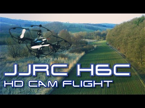 JJRC H6C Quadcopter - HD Onboard Video Sample / Maiden Flight - UCR_BZ55IiaSYeL85me45nMg