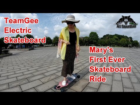 Mary Rides TeamGee Electric Skateboard - UCsFctXdFnbeoKpLefdEloEQ