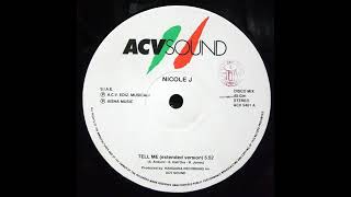 Nicole J. - Tell Me (Extended Version) 1989