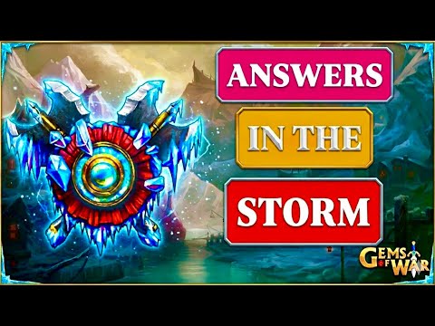 GEMS OF WAR - Answers In The Storm World Event Best Teams | Stormheim Underspire!