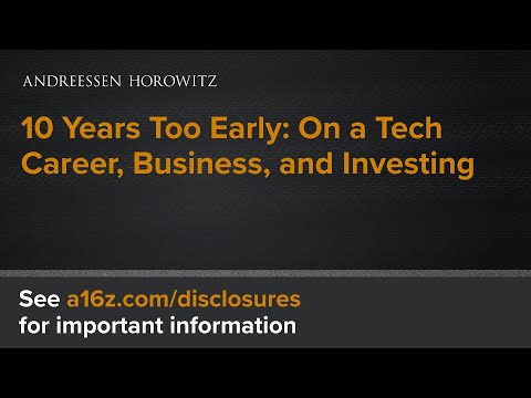 10 Years Too Early: On a Tech Career, Business, and Investing - UC9cn0TuPq4dnbTY-CBsm8XA