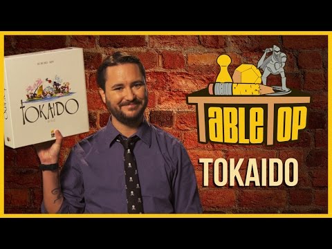 Tokaido: Jason Wishnov, J. August Richards, and Chris Kluwe join Wil Wheaton on TableTop S03E01 - UCaBf1a-dpIsw8OxqH4ki2Kg