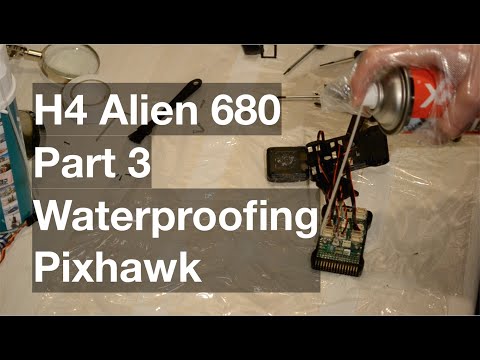 H4 Alien 680mm quadcopter build and review - waterproofing Pixhawk [Part 3] - UC3nuPVw7jCgDM5P6c2JceZg