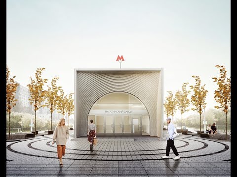Nagatinsky Zaton subway station by IND architects