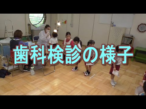 歯科検診の様子