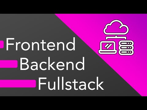 Frontend vs Backend vs Fullstack Web Development - What should you learn? - UCSJbGtTlrDami-tDGPUV9-w