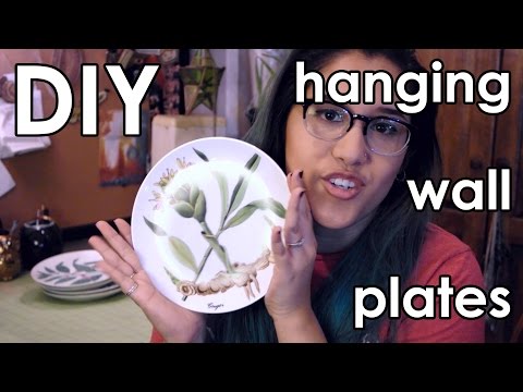 DIY: How to make Hanging Plate Wall Decor - UCTW7dAiZghXtmE_ZEbDtg3g