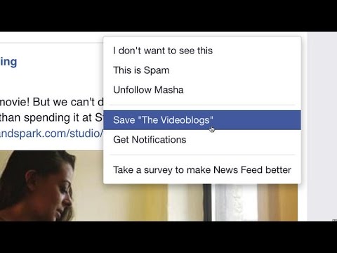 CNET How To - Save links on Facebook - UCOmcA3f_RrH6b9NmcNa4tdg