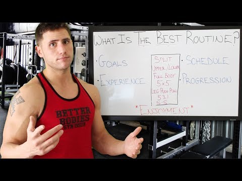 BEST Workout Routine & Training Splits - Upper Lower, Legs Push Pull, Full Body? - UCHZ8lkKBNf3lKxpSIVUcmsg