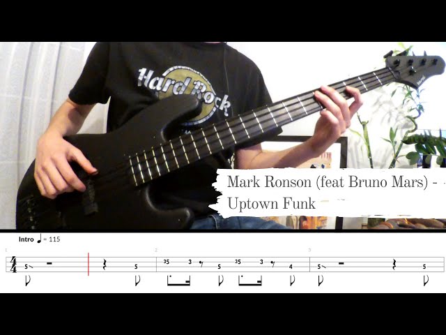 Uptown Funk for Bass Clef Players