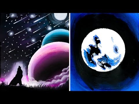 10 Awesome Yet Easy Drawing Tricks || Tutorial Drawing