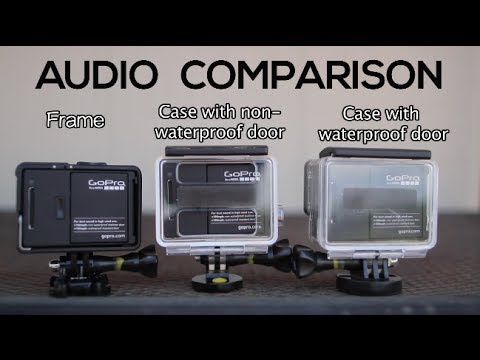 GoPro Hero3+ Black - Audio Comparison ( a frame & two cases ) GoPro Tip #342 - UCTs-d2DgyuJVRICivxe2Ktg