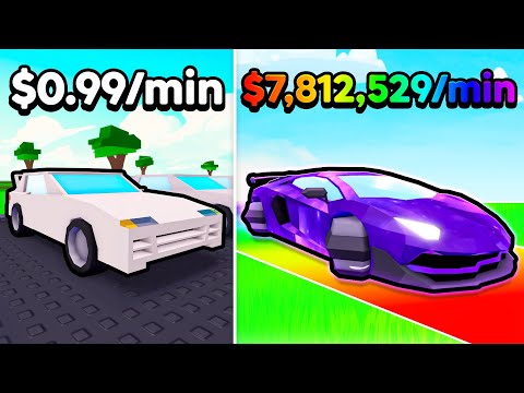 $1 vs $100,000,000 Car in Roblox Grow a Car!