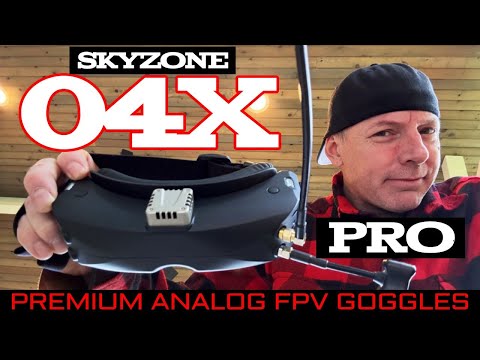 NEW Skyzone 04X Pro Analog Fpv Goggles - Review &amp; Flights - UCwojJxGQ0SNeVV09mKlnonA