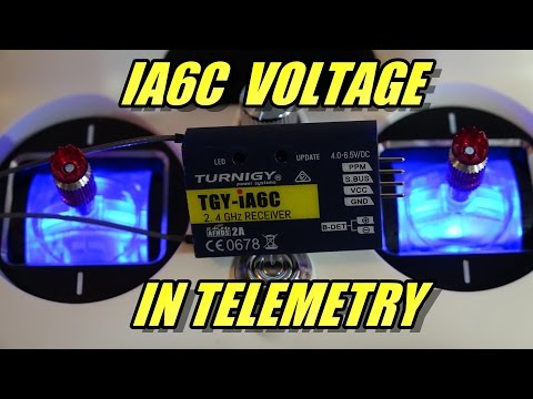 Voltage In Telemetry With Turnigy Evolution & IA6C - UCObMtTKitupRxbYHLlwHE3w