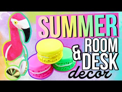 DIY SUMMER Room & Desk Decorations - UC6gqv2Naj9JiowZgHfPstmg