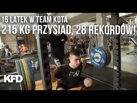 Team Kota 16-latek 215 kilo przysiad, 28 rekordów Polski pobitych! - KFD - UCCwsb6pCsJYFp53h9prxXtg