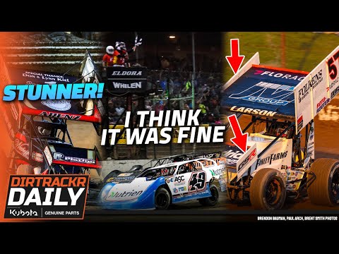 The Eldora special wasn't bent, Paul Silva trying more aero stuff, High Limit's shock winner - dirt track racing video image