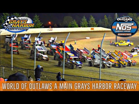 World of Outlaws NOS Energy Drink Sprint Cars | Grays Harbor Raceway | September 4, 2023 | A MAIN - dirt track racing video image