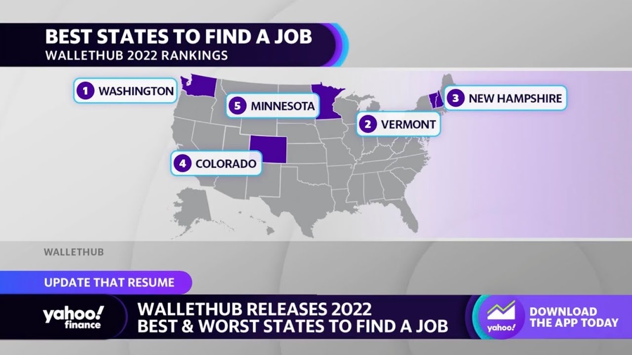 Washington named the best state in the U.S. to find a job