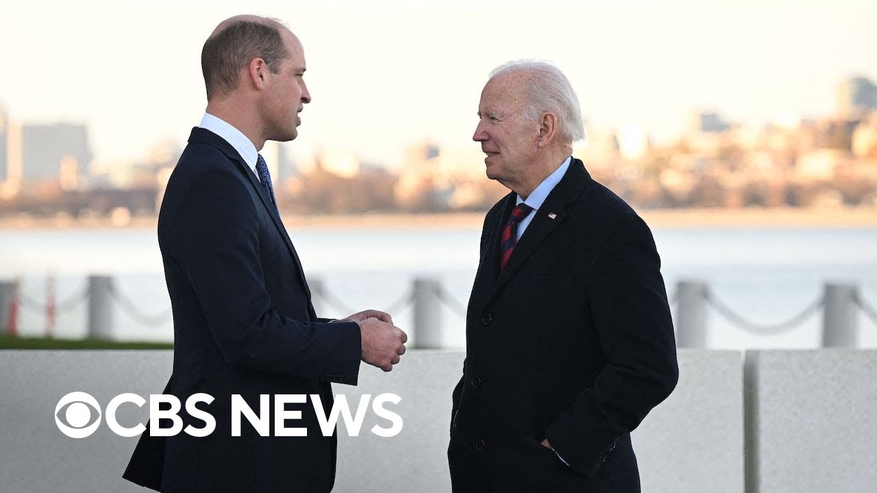 President Biden, Prince William meet in Boston | full video