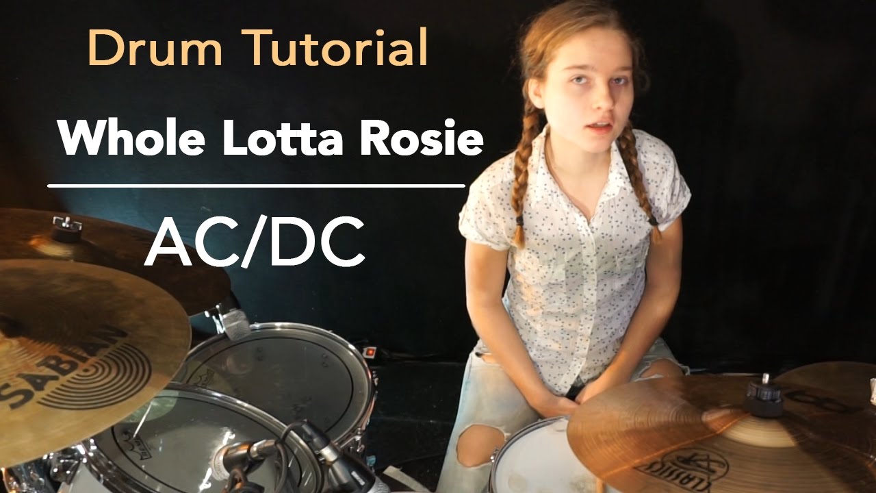 AC/DC drum tutorial by Sina | Racer.lt