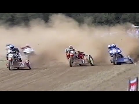 6 OF THE VERY BEST 1000cc RH SIDECAR GRASSTRACK RACES 13 - dirt track racing video image