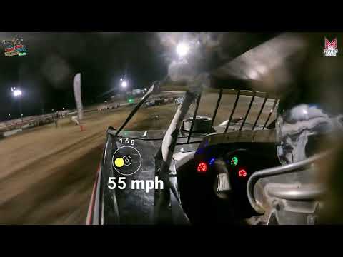#7 Drake Troutman - Super Late Model - 1-13-2024 Vado Speedway Park - In Car Camera - dirt track racing video image