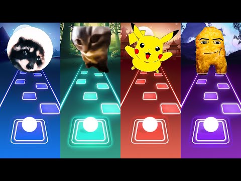 Pedro Pedro Pedro Vs Chipi Chipi Chapa Chapa Vs Pikachu Vs Gegagedigedagedago | Tiles Hop EDM Rush