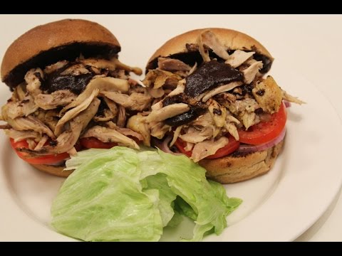 Pulled Chicken Burger | Sanjeev Kapoor Khazana - UCmoX4QULJ9MB00xW4coMiOw