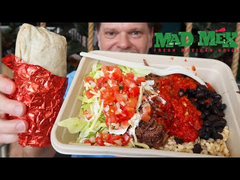 MAD MEX Burrito Mexican Food Review - Greg's Kitchen - UCGXHiIMcPZ9IQNwmJOv12dQ