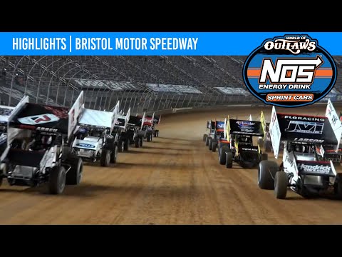 World of Outlaws NOS Energy Drink Sprint Cars Bristol Motor Speedway, April 30, 2022 | HIGHLIGHTS - dirt track racing video image