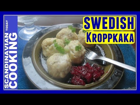 Swedish Potato Dumplings with Pork Recipe - Traditional Dumpling called Kroppkaka