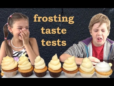 Frosting Recipes Taste and Heat tested HOW TO COOK THAT Ann Reardon Kids React - UCsP7Bpw36J666Fct5M8u-ZA