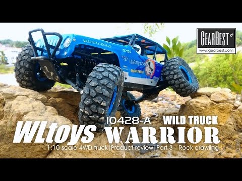 WLtoys 10428-A  Wild Truck Warrior - Part 3 Rock Crawling - UC7jd-JN3RitkYxALS7ZOnhA